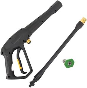 High Pressure Water Spray Gun Wand Jet Nozzle Tips, Power Washer Water Gun Compatible with Some of Greenworks Karcher Ryobi Homelite Powerstroke Electric Pressure Washer Max 1900 PSI