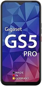 Gigaset GS5 PRO - Smartphone - 64MP Camera System - 4500 mAh Replacement Battery - 6.3 Inch Full HD+ V-Notch Display - Tempered Glass Back - Wireless Charging - 128GB + 6GB RAM - Android 13, Grey