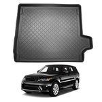 Nomad Boot Liner Compatible with Range Rover Sport 2013-2022 Premium Tailored Fit Car Floor Mat Protector Guard Tray Black Custom Fitted Accessory - Dog Friendly & Waterproof with Raised Edges