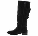 XOXO Women's Michael-B Fashion Boot, Black, 4.5 UK