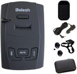 S360 Radar Detector – X/K/Ka Band & Laser Detection, detectable Police Speed Trap Detector for Cars LaserEye and False Alert Filtering (BELESH)