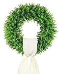 DDHS 20'' Boxwood Wreaths Front Doo
