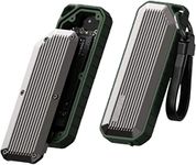 INICIO M.2 NVMe SATA SSD Enclosure Reader , USB C 3.2 Gen 2 10Gbps to Aluminum M.2 External Hard Drive Enclosure Support M Key and B&M Keys 2230/2242/2260/2280 for MacBook Pro Mac Mini Studio