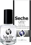 Seche Vite Dry Fast Top Coat | Clear Nail Polish Strengthening Top Coat for Long-Lasting Nail Polish, Durable & Non-Yellowing Top Coat Nail Polish for Chip-Resistant & Peel-Resistant Nails | 14 ml