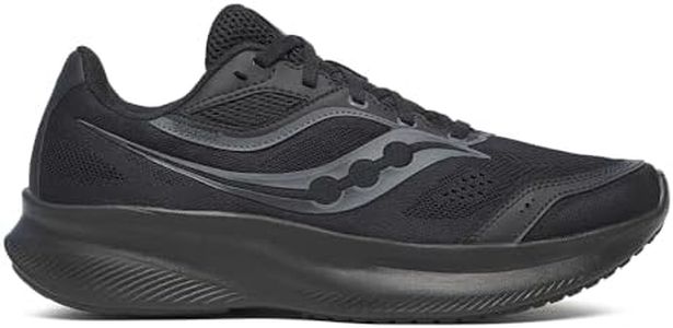 Saucony Men's Cohesion 18 Running Shoe, Black/Black/Black, 11 Wide