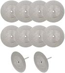 uxcell 10 Pcs 50mm Diamond Cutting Wheels Cut Off Wheel with 2 Pcs Mandrels for Rotary Tool