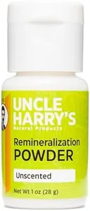 Uncle Harry's Unscented Remineralization Powder | All Natural Enamel Support for Sensitive Teeth | Powder for Strong Enamel (1 oz)