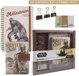 Cerdá Mandalorian The Child Stationery Set with Notebook, Stickers and Clips-Official Licensed Star Wars, Women, Multicoloured, Medium