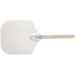 American Metalcraft 2512 26" Aluminum Pizza Peel with 10" Wood Handle, 12" x 14" Medium Blade