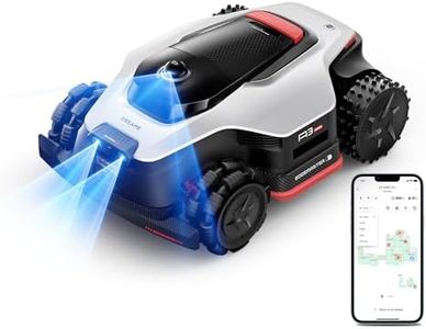 [All-Terrain Wire-Free] DREAME A3 AWD 2000 Robot Lawn Mower, 360° 3D LiDAR & AI Dual Vision Smart Robotic Mowers for 0.5 Acre, 80% Slopes & 45min Fast Charge, 1.97" Edge Trimming, 4G GPS Anti-Theft