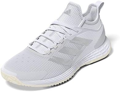 adidas Womens Adizero Ubersonic 4.1 W FTWWHT/SILVMT/GREONE Tennis Shoe - 5 UK (ID1566)