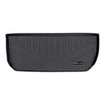 SMARTLINER All Weather Custom Fit Cargo Trunk Liner Floor Mat Behind 3rd Row Black for 2008-2017 Traverse/Enclave