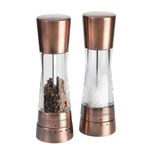 Cole & Mason Derwent Salt and Pepper Grinder Set - Copper Mills Include Gift Box, Gourmet Precision Mechanisms and Premium Sea Salt and Peppercorns