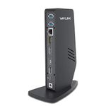 WAVLINK USB 3.0 / USB C Universal Docking Station Universal Single 5K@60Hz or Dual 4K@60Hz,(2X 4K HDMI,2X Display Ports,3X USB3.0 Ports,2X USB-C Ports,Gigabit Ethernet, Audio&Mic)