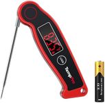 TempPro TP19 Waterproof Digital Meat Thermometer for Grilling with Ambidextrous Backlit & Thermocouple Instant Read Kitchen Cooking Food Thermometer for Oil BBQ Grill Smoker (Previously ThermoPro)