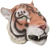 Rubies 65577 Deluxe Latex Animal Mask, Tiger, One Size