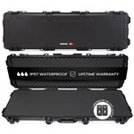 NANUK 995 Hard Case 55” with Wheels & Customizable Foam Insert, IP67 Waterproof & Crushproof, Rugged Construction for Ultimate Protection, Made in Canada – Black (55.1” x 17.3” x 6.6”)