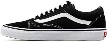 Vans Unisex Old Skool Black/White Skate Shoe 6.5 Men US / 8 Women US