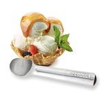 Zeroll Original Ice Cream Scoop Size 24 - 1.5 fl oz, Silver (1024)