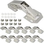 REDYA 10-Pack Hidden Hinges for Cabinet Doors Frameless Cabinet Hinges Concealed Surface Mount Cabinet Hinges