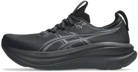 ASICS Men's Gel-Nimbus 28 Running Shoes, Black/Graphite Grey, 9 X-Wide