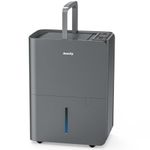 AEOCKY Max 25L Dehumidifier for Home, Applicable to 200m³ (50m²), Smart Compressor Dehumidifier with Drain Hose, for Drying Clothes, Bedroom, Bathroom, Basement