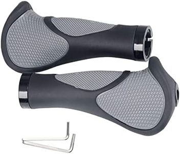 MUYDZ 1 Pair Bike Grips with Rubber Ergonomic Antislip Handlebar Grips for Bicycle Mountain Bike Road MTB(General Section)