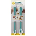 Wilton 2104-0-0014 Wilton Versa-Tools Measure and Scrape Spatula Set, Teal