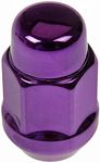 Dorman 711-335J Pack of 16 Purple Wheel Nuts and 4 Lock Nuts with Key