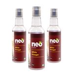 Neo White Natural Vinegar 370ml I P3 I Best For Cooking and Salad Dressing I 100% Natural, Flavoursome and Nutritious (Pack of 3)