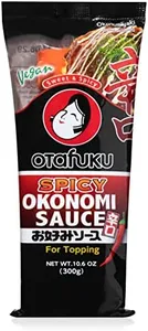 Otafuku Sweet & Spicy Okonomi Sauce for Japanese Okonomiyaki, Sushi, Tonkatsu, and French Fries, Soy Free Vegetarian and Vegan, 10.6 OZ (300g)