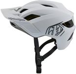 Troy Lee Designs Flowline Adult Bicycle Trail All Mountain Helmet W/MIPS, Point White, Medium/Large