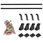 Aluminum Roof Rail Removable 118CM Universal Car Roof Rack Cross Bars Spoiler Drift for All Car Cross Bar