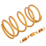 Glixal ATKS-03902 Chinese Scooter High Performance Racing Torque Spring clutch springs GY6 50cc-100cc 139QMB Engine Moped ATV (1500RPM,Yellow)