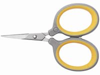 Westcott Titanium Nitride Bonded Super Soft Grip Scissor, Alloy Steel, Grey/Yellow, Länge 6 cm