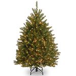 National Tree 4 Foot Dunhill Fir Tree with 200 Clear Lights (DUH-40LO)