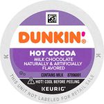 Dunkin' Milk Chocolate Hot Cocoa, 60 Keurig K-Cup Pods, 10 Count (Pack of 6)