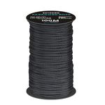 EXTEDRG 100 Meters Paracord Rope 4mm Outdoor Camping Binding Rope (Black)