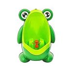 Frog Pee Training,Cute Potty Training Urinal for Boys with Funny Aiming Target,Green Urinals for Toddler Boy