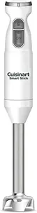 Cuisinart Hand Blender, Smart Stick 2-Speed Hand Blender- Powerful & Easy to Use Stick Immersion Blender-for-Shakes, Smoothies, Puree, Baby Food, Soups & Sauces, Stainless Steel, CSB-175P1,White