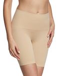Flexees Women's Maidenform Slim Waisters Thigh Slimmer, Latte Lift, Large