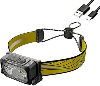 Nitecore 400 Lumens USB Cable Rechargeable Headlamp, Yelllow/Black