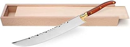 XuSha Champagne Saber Champagne Sword Wine Knife Bottle Opener Red Wood Handle with Wooden Box