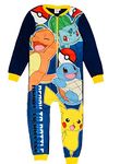 Pokemon Boys Onesie, Blue, Age 9-10 Years