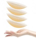 ModoSlim Large Adhesive Nipple Covers - Reusable Breast Covers Silicone Nipple Pasties for Women Sticky Breast Petals 4 Inch Nude