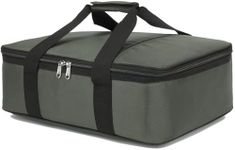 GYEUKHAM Insulated Casserole Carrier Bag - Large Portable Hot and Cold Food Storage Tote with Handles Thermal Bag for Parties, Potlucks, Picnics, Camping, Travel,Army Green