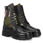 SHOE DAY Leather Combat Army Boot Shoes/Army Shoes/DMS Shoes ARM190 Multicolor