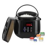 TCFUNDY Wax Melter for Candle Making, 8 Qts Electric Wax Melting Pot with Pour Spout and Temperature Controller, Digital Temperature Display, Fast Melting Candle Maker