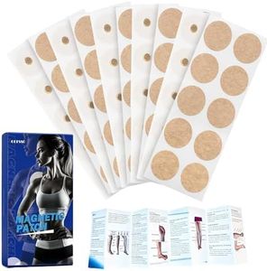 Magnetic Acupressure Patches (100 Pack) - 2000 Gauss Magnet Therapy Stickers - Adhesive Wellness Patches for Neck, Back & Shoulders - NaturalBody Balance Support