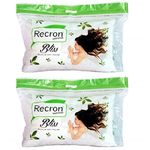 Recron Certified Fiber Bliss Pillow (White, 43x69cm) - 2 Piece